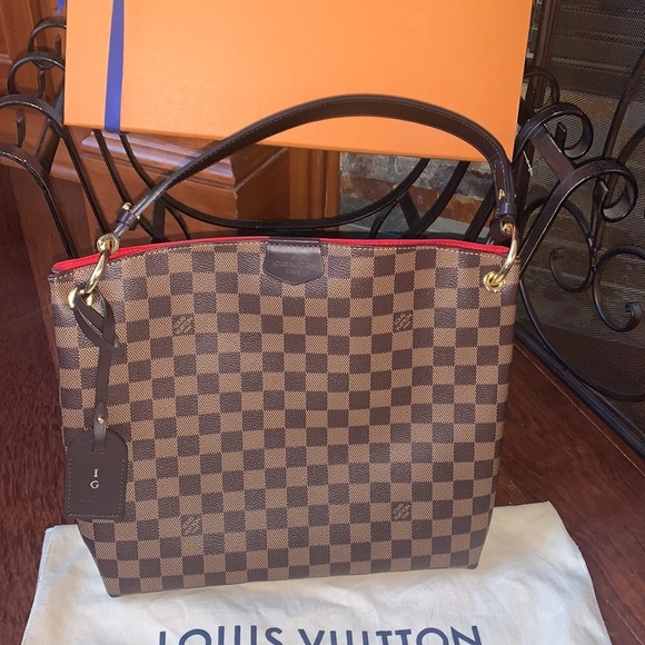 LOUIS VUITTON Graceful PM Damier Ebene Shoulder Bag it’s like new - Picture 1 of 13